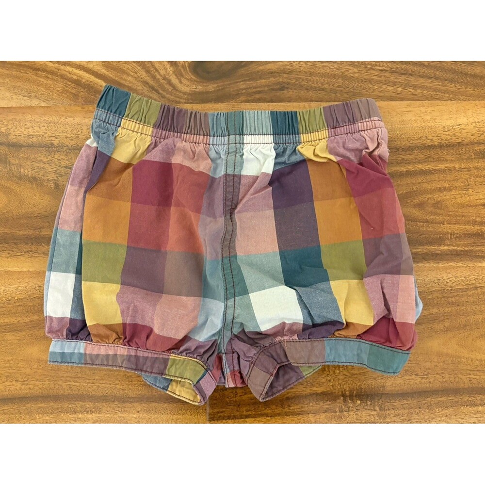 Tea Collection Plaid Bubble Shorts, size 12-18 months